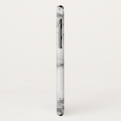 ライトグレー大理石グレーアクセント Case-Mate iPhoneケース (裏面/左)