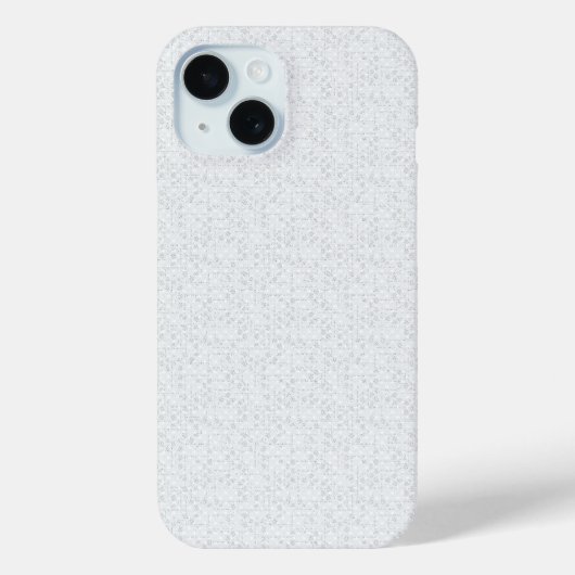 ライトグレー幾何学フラワー | モダンサマーパターン Case-Mate iPhoneケース (裏面)