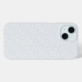 ライトグレー幾何学フラワー | モダンサマーパターン Case-Mate iPhoneケース (裏面 (横))