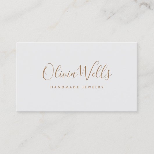 ライトグレー手書きスクリプトソーシャルメディアのアイコン 名刺 (正面)