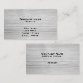 ライトグレー花崗岩名刺 名刺 (正面/裏面)