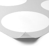 ライトグレー（ドット付） ポスター (角)