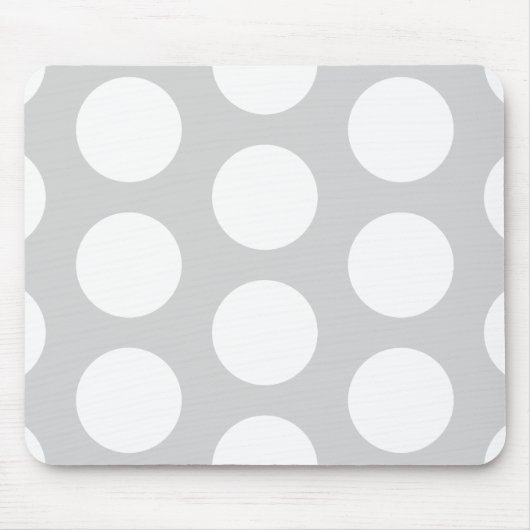 ライトグレー(ドット付) マウスパッド (正面)