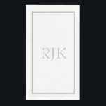 ライトグレー モノグラムイニシャル オーダーメイド 名前 2023<br><div class="desc">イニシャルを入れたテキストテンプレートでデザインされたモノグラムイニシャルは、カスタマイズ可能です！</div>