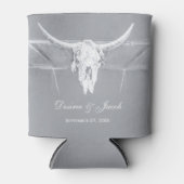 ライトグ素朴レーホワイトウエスタンカウズスカルナプキンス 缶クーラー (正面)