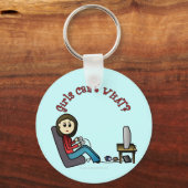 ライトゲーマーガール キーホルダー (正面)