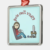 ライトゲーマーガール メタルオーナメント (左)