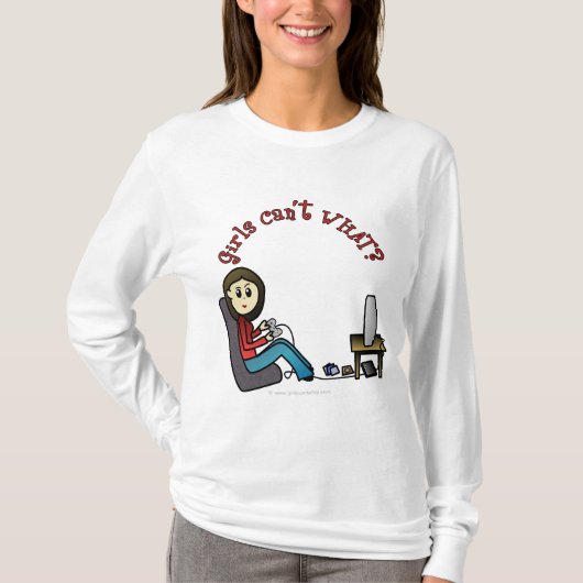 ライトゲーマーガール Tシャツ (正面)