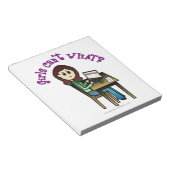 ライトコンピュータガール ノートパッド (アングル)