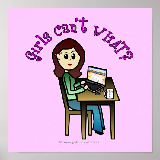 ライトコンピュータガール ポスター (正面)