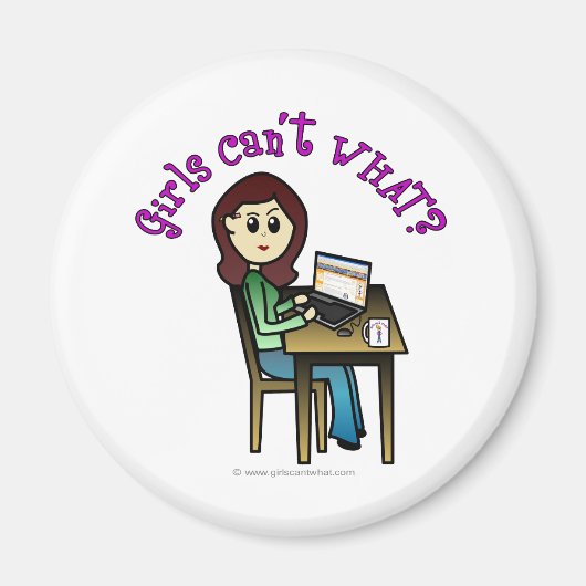 ライトコンピュータガール マグネット (正面)