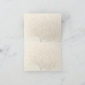 ライトコーラルハートリーフツリーサンキューユナイテッド サンキューカード (内部)