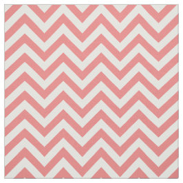 ライトコーラルホワイトLGシェブロンジグザグパターン12I ファブリック