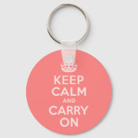 ライトコーラルKeep Calm and Carry On