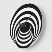 ライトコーン:時空と無限の可能性 ラージ壁時計 (傾斜)