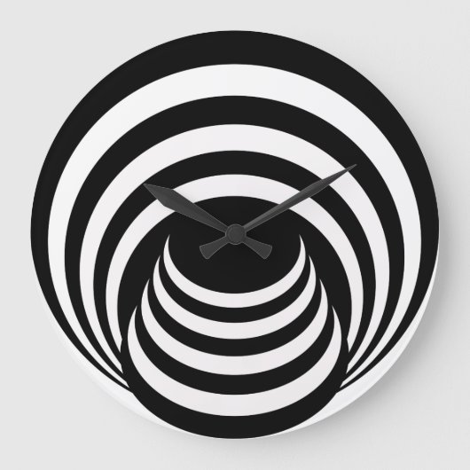 ライトコーン:時空と無限の可能性 ラージ壁時計 (正面)