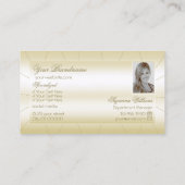 ライトゴールデン（ダイヤモンドとフォトラグジュアリー） 名刺 (裏面)