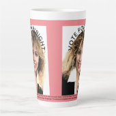 ライトサインラテMUGへの投票 カフェラテマグ (正面)