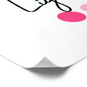 ライトサマータイプ季節色解析アート ポスター (角)