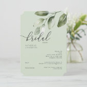 ライトサモダンージミニマルブライダルシャワー 招待状 (スタンド正面)
