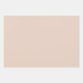 ライトサンディベージュラッピング紙シート ラッピングペーパーシート (正面2)