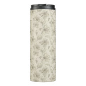 ライトサンドの上で投げ花 – シームレスなパターン。 タンブラー (裏面)