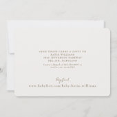 ライトサージのベイビーシャワー バスケット ギラフ 仮想 招待状 (裏面)