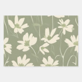 ライトサージグリーンシリーズ ラッピングペーパーシート (正面2)