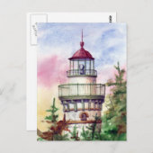 ライトザウェイライトハウスポストカード ポストカード (正面/裏面)