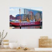 ライトシップChesapeake （および国立水族館） ポスター (キッチン)