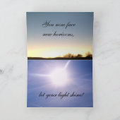 ライトシャインの大学院カード カード (内部)