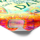 ライトシャインインスパイアズの引用文ハートインスピレーション ポスター (角)