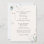 ライトシャンパンボタニッ結婚クス 招待状 (正面)