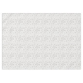 ライトシルバーグレーのグレークリスマスパターン テーブルクロス (正面(横))