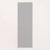 ライトシルバーグレーの白黒ヨガ猫 ヨガマット (裏面)