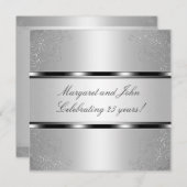 ライトシルバーフローラ25周年記念パーティーイベント 招待状 (正面/裏面)