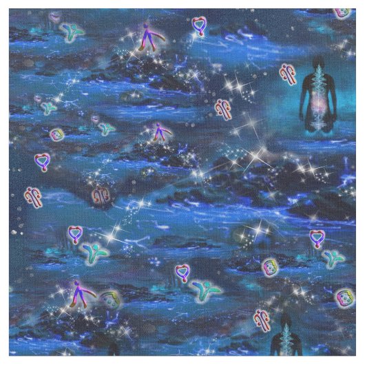 ライトシンボルの言語 ファブリック (クローズアップ)