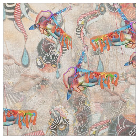 ライトシンボルの言語 ファブリック (クローズアップ)