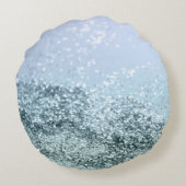 ライトシーフォームライトブルーグリッター#1 ラウンドクッション (裏面)