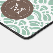 ライトジェードパターンモノグラム デスクマット (コーナー)