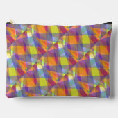 ライトジオメトリック – アクセサリーポーチ (正面)