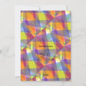 ライトジオメトリック – グリーティングカード シーズンカード (裏面)