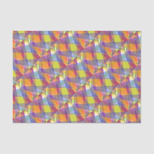 ライトジオメトリック – ティッシュペーパー 薄葉紙 (正面)