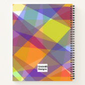 ライトジオメトリック – ノートブック (裏面)