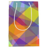 ライトジオメトリック – 抱き枕 ミディアムペーパーバッグ (正面)