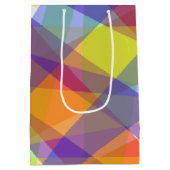 ライトジオメトリック – 抱き枕 ミディアムペーパーバッグ (裏面)