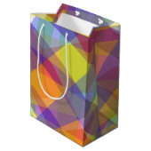 ライトジオメトリック – 抱き枕 ミディアムペーパーバッグ (裏面アングル)