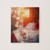 ライトジグソー付きクリスマスサンタクロースパズル ジグソーパズル (縦)