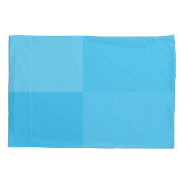 ライトスカイブルーエレガントパステルミニマリストスクウェア 枕カバー