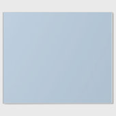 ライトスカイブルーエレガント無地のカラー背景 ラッピングペーパー (フラット)